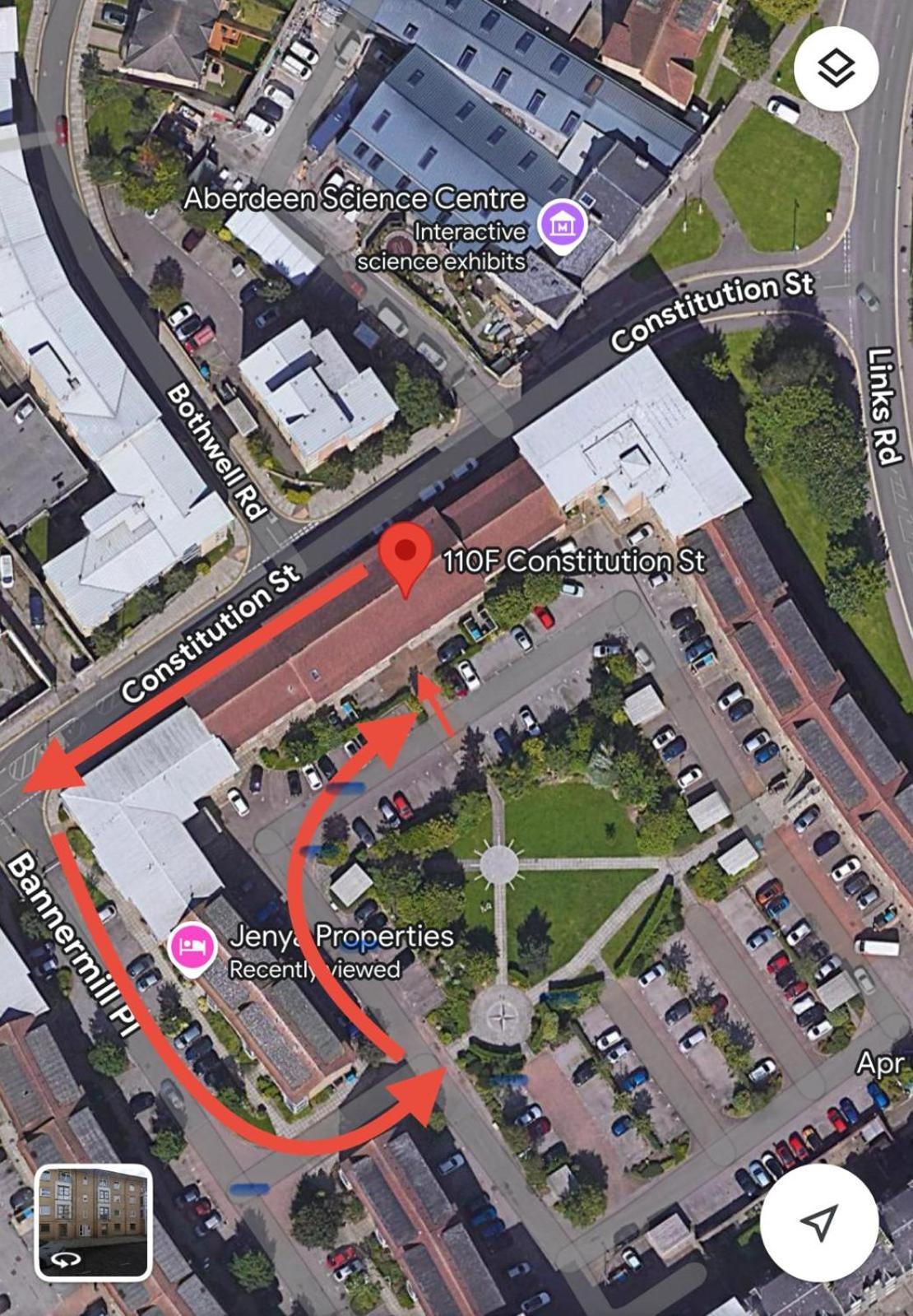 Comfortable, Self Contained 2 Double Beds Town Apartment Near Pittodrie Stadium Aberdeen Exteriér fotografie